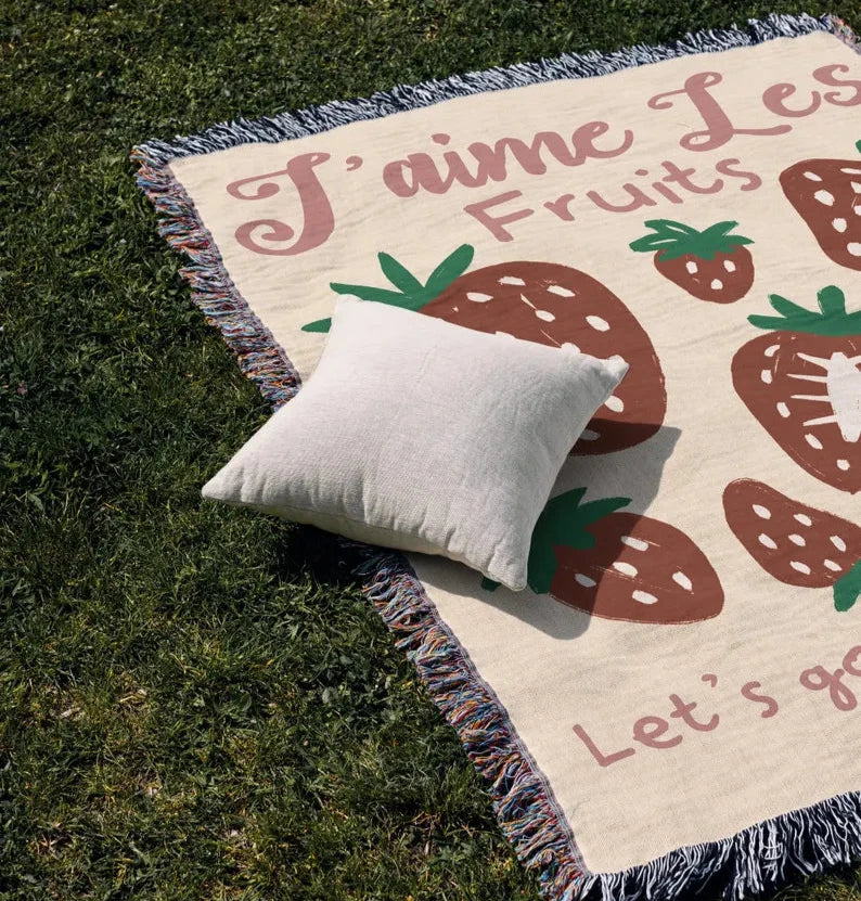 Strawberry Market Blanket