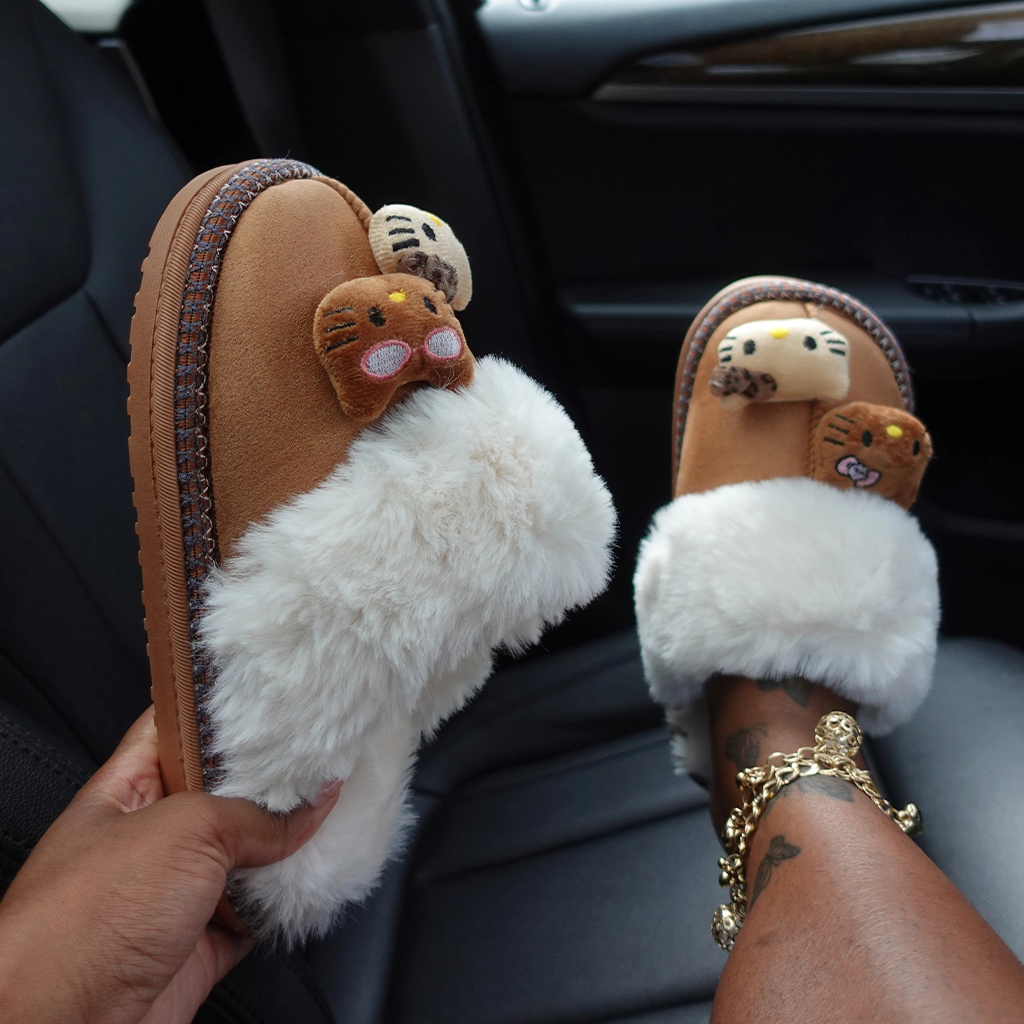 Lush™ Cozy Kitty Slippers